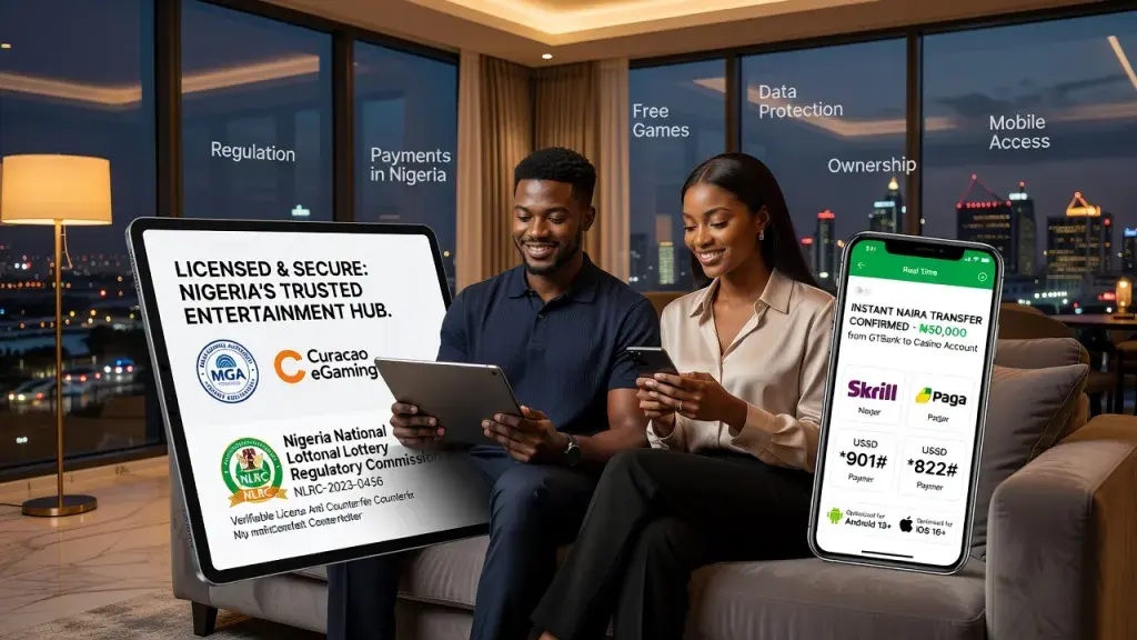 How to Choose a Safe Online Casino and Entertainment Platform: Regulation, Payments in Nigeria, Data Protection, Free Games, Ownership and Mobile Access on Android and iOS