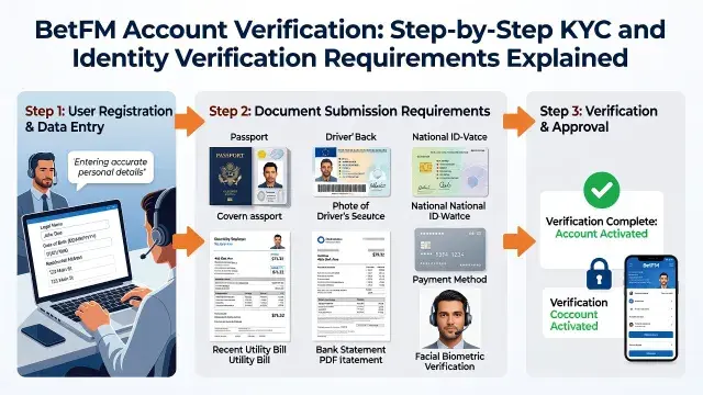 BetFM Account Verification: Step-by-Step KYC and Identity Verification Requirements Explained